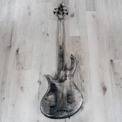 Mayones MasterBuilt Patriot 5 Maurizio Rolli Signature 5-String Fretless Bass W/ Piezo, Antique Black Oil Finish -Musical Instrument Shop 20210315 dsc03854