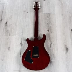 PRS Paul Reed Smith 35th Anniversary Custom 24 10-Top Guitar, Dark Cherry Burst, Flame Maple, Rosewood, Pattern Thin -Musical Instrument Shop 20210316 dsc04141