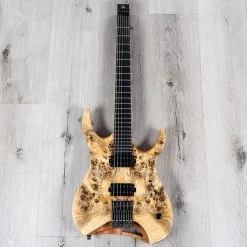 Mayones Hydra Elite 6 Headless Guitar, Natural Satin -Musical Instrument Shop 20210329 dsc05772