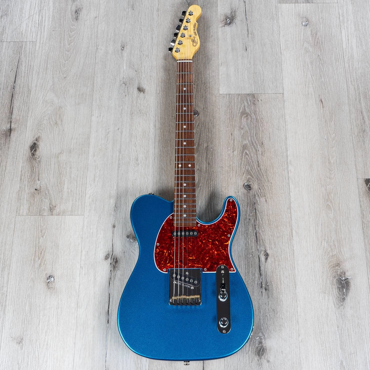 G&L Fullerton Deluxe ASAT Classic Guitar W/ Gig Bag, Lake Placid Blue 5 G&L Fullerton Deluxe ASAT Classic Guitar W/ Gig Bag, Lake Placid Blue - Image 3