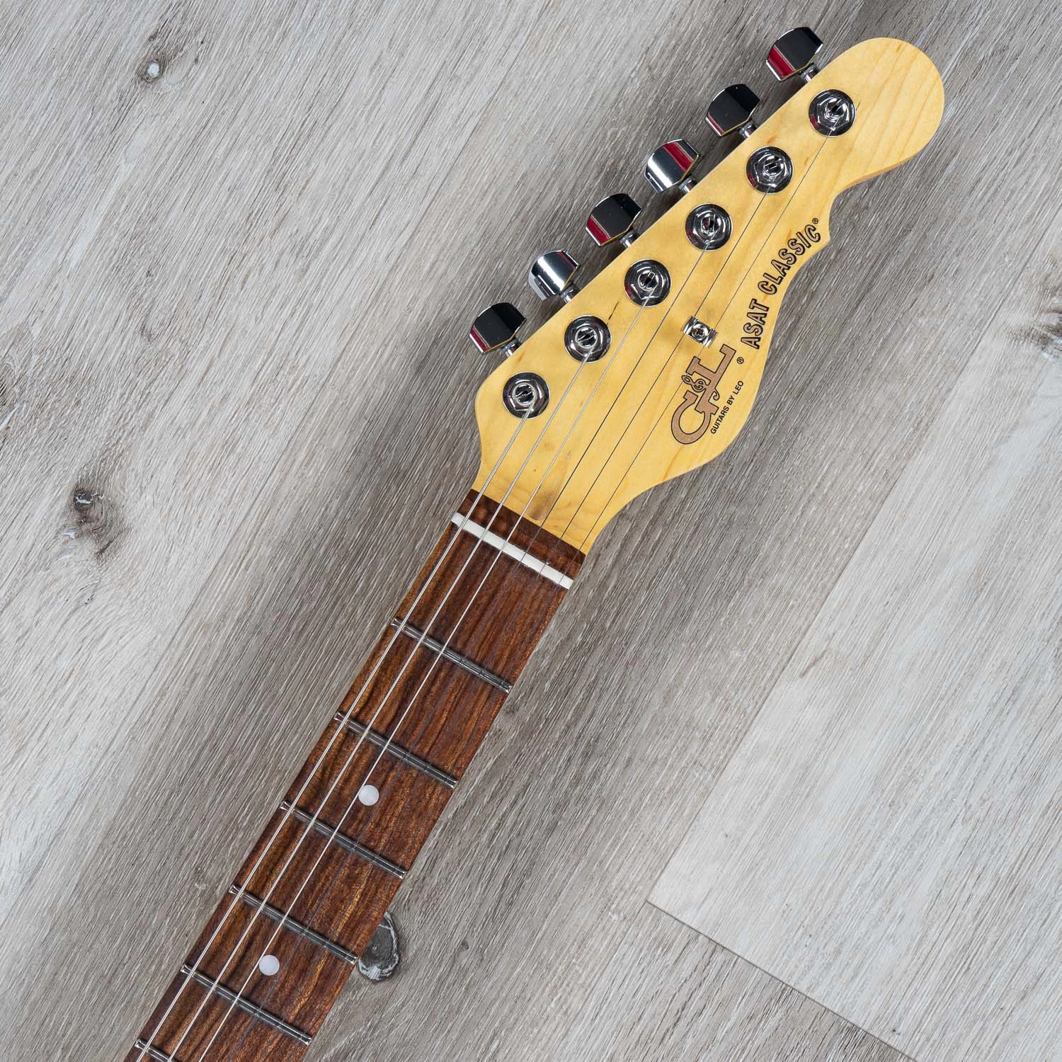 G&L Fullerton Deluxe ASAT Classic Guitar W/ Gig Bag, Lake Placid Blue 10 G&L Fullerton Deluxe ASAT Classic Guitar W/ Gig Bag, Lake Placid Blue - Image 8