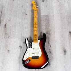 Fender American Ultra Stratocaster Left-Hand Guitar, Maple Fretboard, Ultraburst -Musical Instrument Shop 20210428 dsc09594