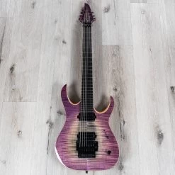 Mayones Duvell Elite Pro 7 Baritone, 7-String 26.5" Scale Guitar, Natural Fade To Fuscia Burst -Musical Instrument Shop 20210510 dsc00764
