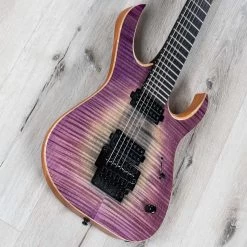 Mayones Duvell Elite Pro 7 Baritone, 7-String 26.5" Scale Guitar, Natural Fade To Fuscia Burst -Musical Instrument Shop 20210510 dsc00768