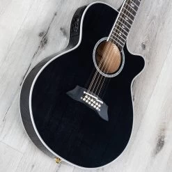Takamine TSP158C-12 SBL Acoustic Electric 12-String Guitar W/ Case, Ebony Fretboard, See-Through Black 17 Takamine TSP158C-12 SBL Acoustic Electric 12-String Guitar W/ Case, Ebony Fretboard, See-Through Black -Musical Instrument Shop 20210519 dsc01391
