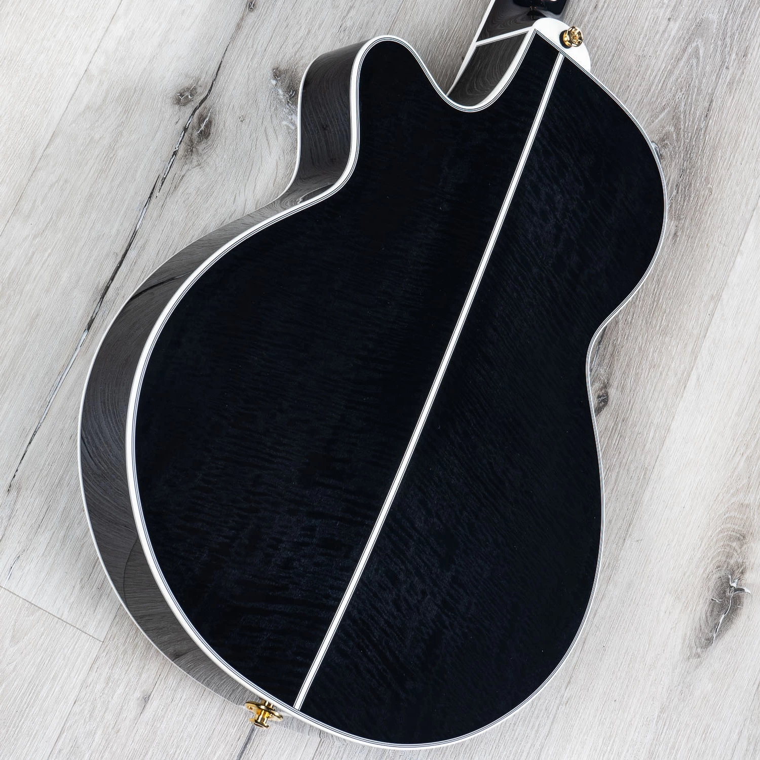 Takamine TSP158C-12 SBL Acoustic Electric 12-String Guitar W/ Case, Ebony Fretboard, See-Through Black 6 Takamine TSP158C-12 SBL Acoustic Electric 12-String Guitar W/ Case, Ebony Fretboard, See-Through Black - Image 4