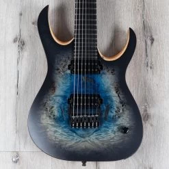 Mayones Duvell Elite 7, 7-String Guitar, Galaxy Eye Blue Burst