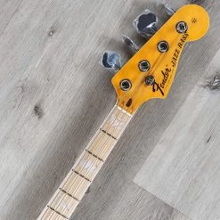 Fender American Original '70s Jazz Bass, Maple Fretboard, Vintage White -Musical Instrument Shop 20210601 dsc02585 2