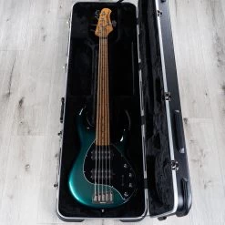 Ernie Ball Music Man StingRay 5 Special 5-String Bass, Maple Fretboard, Frost Green Pearl 22 Ernie Ball Music Man StingRay 5 Special 5-String Bass, Maple Fretboard, Frost Green Pearl -Musical Instrument Shop 20210602 dsc02616