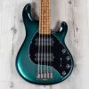 Ernie Ball Music Man StingRay 5 Special 5-String Bass, Maple Fretboard, Frost Green Pearl -Musical Instrument Shop 20210602 dsc02619