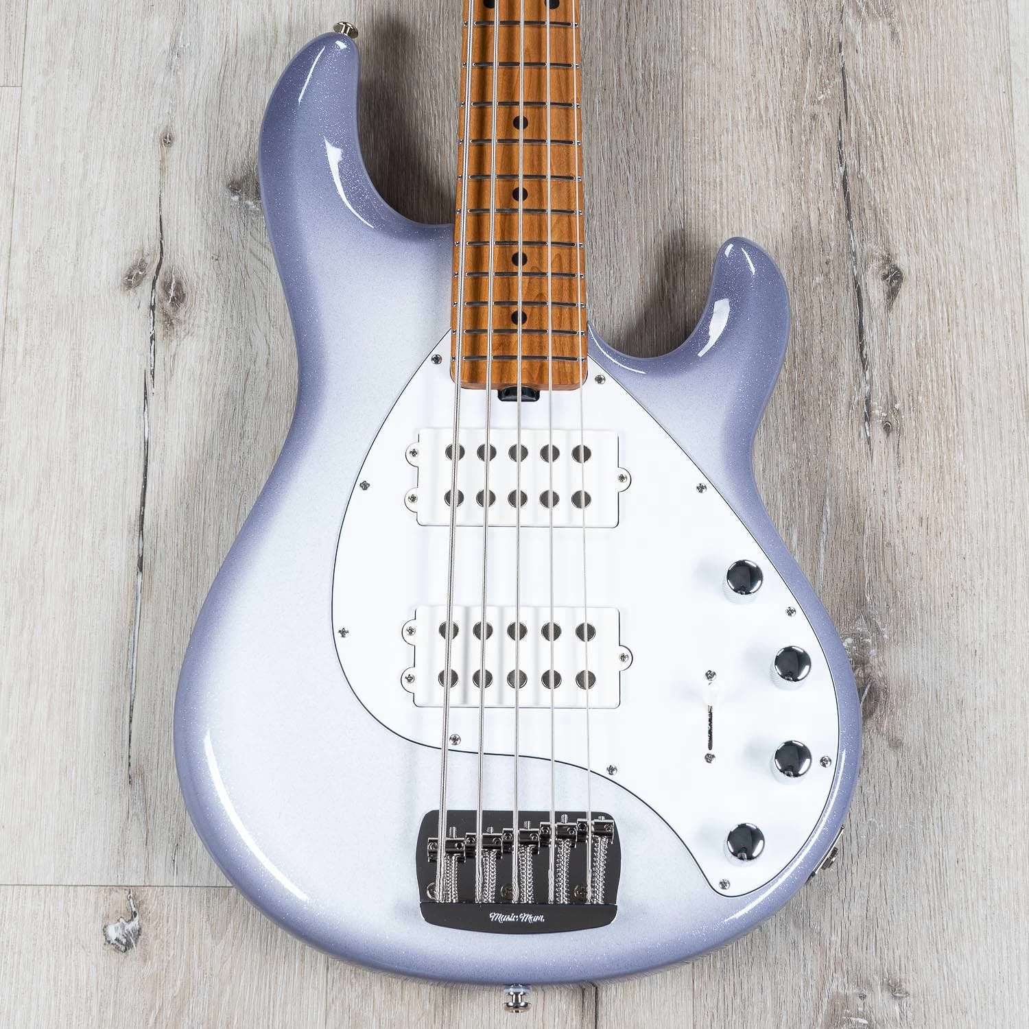 Ernie Ball Music Man StingRay 5 Special HH 5-String Bass, Snowy Night 3 Ernie Ball Music Man StingRay 5 Special HH 5-String Bass, Snowy Night