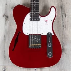 G&L Tribute Limited Edition ASAT Classic Semi-Hollow Guitar, Candy Apple Red
