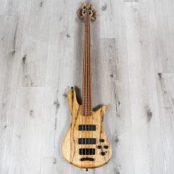 Warwick MasterBuilt Custom Shop Limited Edition Streamer Stage I 4-String Bass, Black Korina, #7 Out Of 25 -Musical Instrument Shop 20210624 dsc04903