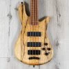 Warwick MasterBuilt Custom Shop Limited Edition Streamer Stage I 4-String Bass, Black Korina, #7 Out Of 25 -Musical Instrument Shop 20210624 dsc04905