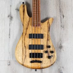 Warwick MasterBuilt Custom Shop Limited Edition Streamer Stage I 4-String Bass, Black Korina, #7 Out Of 25