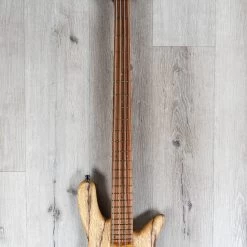 Warwick MasterBuilt Custom Shop Limited Edition Streamer Stage I 4-String Bass, Black Korina, #7 Out Of 25 -Musical Instrument Shop 20210624 dsc04909
