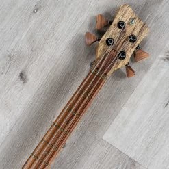 Warwick MasterBuilt Custom Shop Limited Edition Streamer Stage I 4-String Bass, Black Korina, #7 Out Of 25 -Musical Instrument Shop 20210624 dsc04910