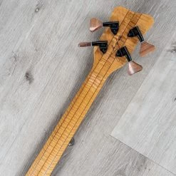 Warwick MasterBuilt Custom Shop Limited Edition Streamer Stage I 4-String Bass, Black Korina, #7 Out Of 25 -Musical Instrument Shop 20210624 dsc04912