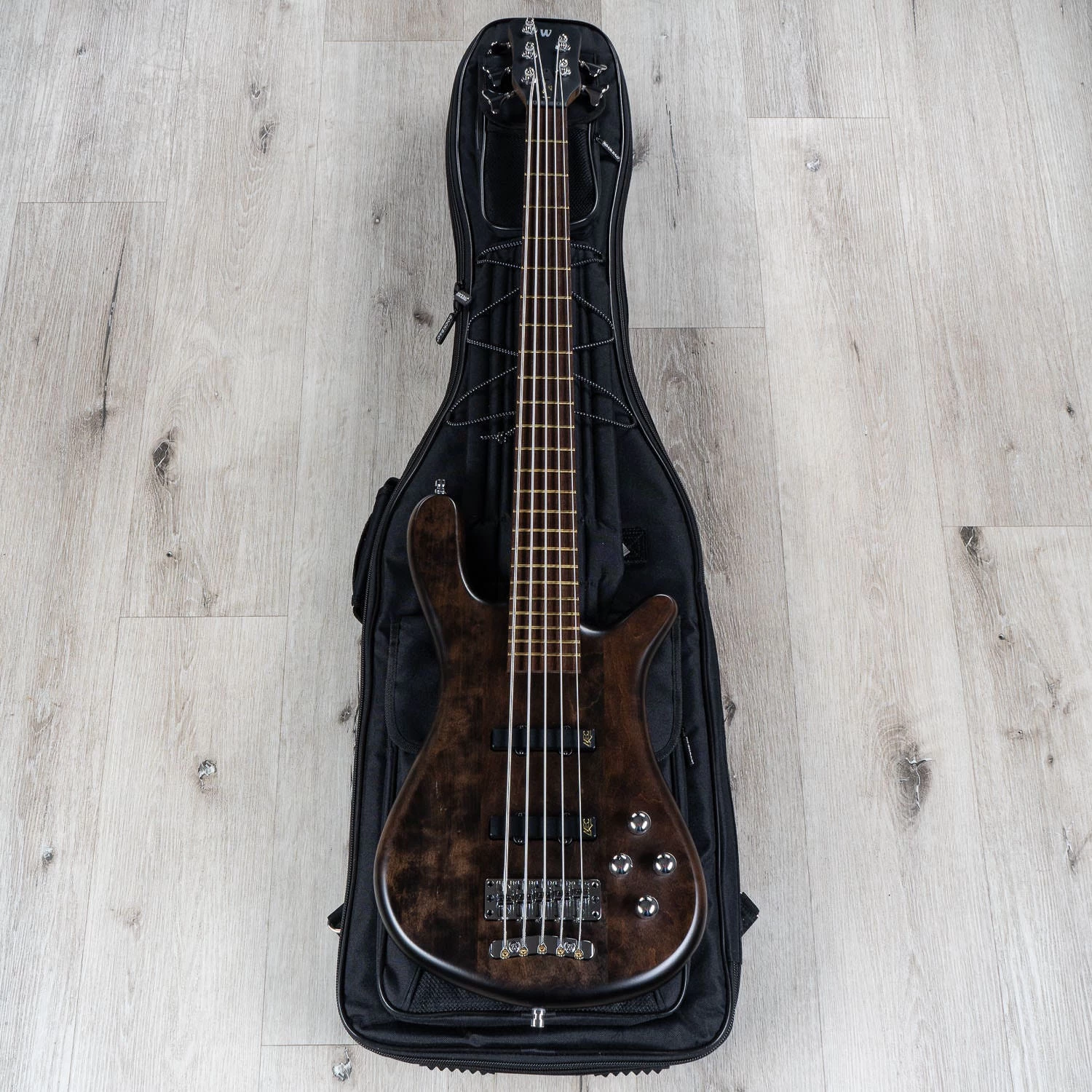 Warwick Teambuilt Pro Series Streamer LX 5-String Bass, Nirvana Black Transparent Satin 12 Warwick Teambuilt Pro Series Streamer LX 5-String Bass, Nirvana Black Transparent Satin - Image 10