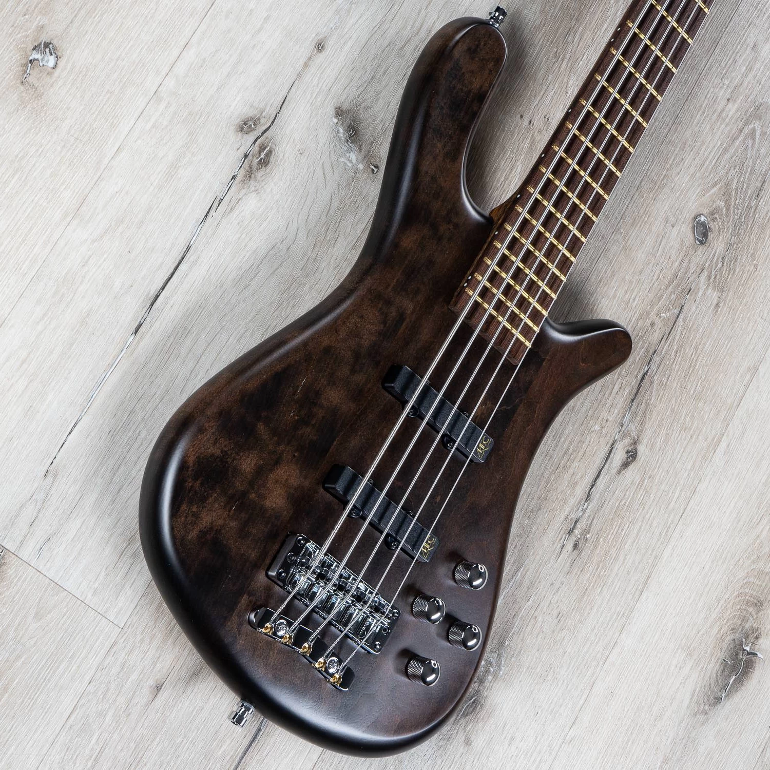 Warwick Teambuilt Pro Series Streamer LX 5-String Bass, Nirvana Black Transparent Satin 4 Warwick Teambuilt Pro Series Streamer LX 5-String Bass, Nirvana Black Transparent Satin - Image 2