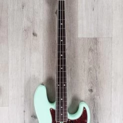 Modern Vintage MVJ4-66 '60s Vintage 4-String Bass, Rosewood Fretboard, Seafoam Green -Musical Instrument Shop 20210707 dsc06286