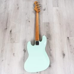 Modern Vintage MVJ4-66 '60s Vintage 4-String Bass, Rosewood Fretboard, Seafoam Green -Musical Instrument Shop 20210707 dsc06294