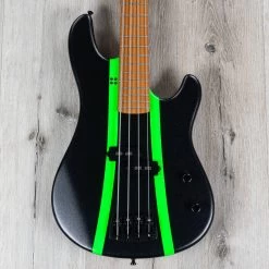 Sandberg Lionel VS Short Scale Bass, Muscle Car Metallic Black With Green Racing Stripes