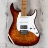Mayones Aquila 6 Guitar, 2-Tone Dirty Sunburst Gloss