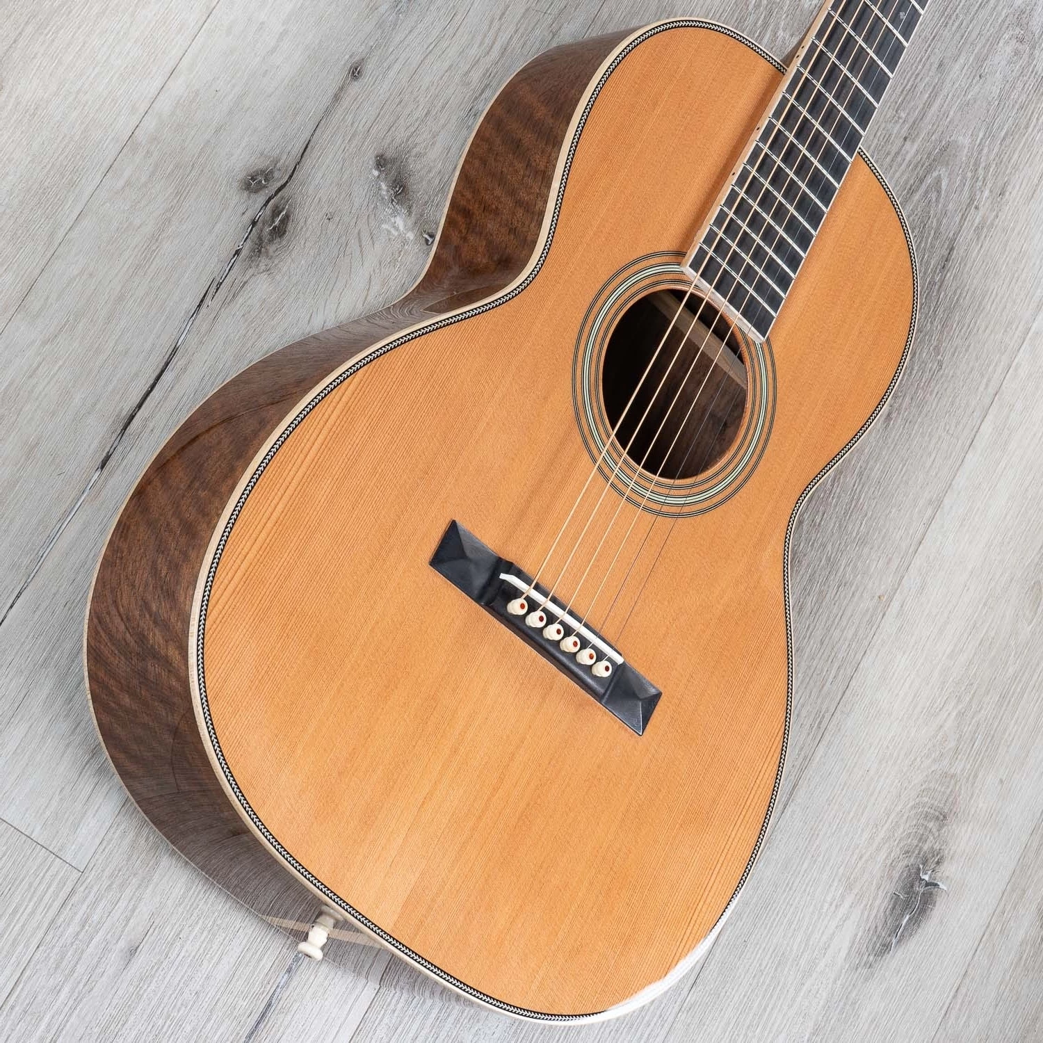 Martin Custom Shop 00-28 Inspired Parlor Acoustic Guitar, Figured Walnut And Red Cedar 5 Martin Custom Shop 00-28 Inspired Parlor Acoustic Guitar, Figured Walnut And Red Cedar - Image 3