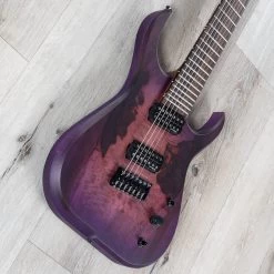 Skervesen Raptor 7 FF 7-String Multi-Scale Guitar, Purple Burst -Musical Instrument Shop 20210914 dsc02375