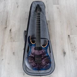 Mayones Duvell Elite 7, 7-String Guitar, Dirty Purple Blue Burst -Musical Instrument Shop 20210920 dsc02862