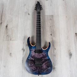 Mayones Duvell Elite 7, 7-String Guitar, Dirty Purple Blue Burst -Musical Instrument Shop 20210920 dsc02863