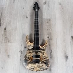 Mayones Duvell Elite 7 7-String Guitar, Ebony Fretboard, Trans Graphite Satine -Musical Instrument Shop 20210921 dsc02929