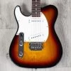 G&L Fullerton Deluxe ASAT Special Left-Handed Guitar, Caribbean Rosewood Fretboard, 3-Tone Sunburst -Musical Instrument Shop 20210928 dsc03531