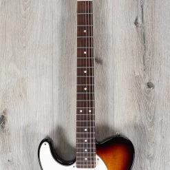 G&L Fullerton Deluxe ASAT Special Left-Handed Guitar, Caribbean Rosewood Fretboard, 3-Tone Sunburst -Musical Instrument Shop 20210928 dsc03534
