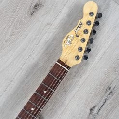 G&L Fullerton Deluxe ASAT Special Left-Handed Guitar, Caribbean Rosewood Fretboard, 3-Tone Sunburst -Musical Instrument Shop 20210928 dsc03535