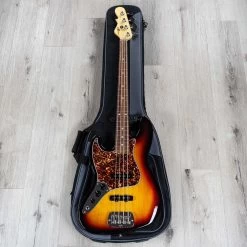 G&L Fullerton Deluxe JB Left-Handed Bass, Caribbean Rosewood Fretboard, 3-Tone Sunburst -Musical Instrument Shop 20211029 dsc05926