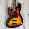 G&L Fullerton Deluxe JB Left-Handed Bass, Caribbean Rosewood Fretboard, 3-Tone Sunburst -Musical Instrument Shop 20211029 dsc05928