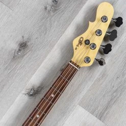 G&L Fullerton Deluxe JB Left-Handed Bass, Caribbean Rosewood Fretboard, 3-Tone Sunburst -Musical Instrument Shop 20211029 dsc05931