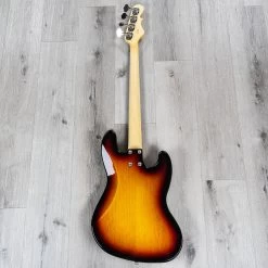 G&L Fullerton Deluxe JB Left-Handed Bass, Caribbean Rosewood Fretboard, 3-Tone Sunburst -Musical Instrument Shop 20211029 dsc05934