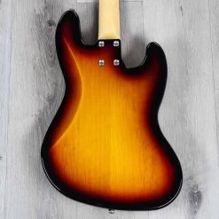 G&L Fullerton Deluxe JB Left-Handed Bass, Caribbean Rosewood Fretboard, 3-Tone Sunburst -Musical Instrument Shop 20211029 dsc05935