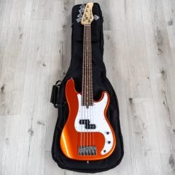 Mike Lull P5 Custom 5-String Bass, Candy Apple Orange -Musical Instrument Shop 20211101 dsc06030