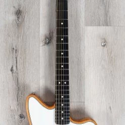 Fender American Acoustasonic Jazzmaster Guitar, Arctic White, Ebony Fretboard 16 Fender American Acoustasonic Jazzmaster Guitar, Arctic White, Ebony Fretboard -Musical Instrument Shop 20211111 dsc06951