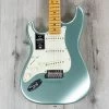 Fender American Professional II Stratocaster Left-Handed Guitar, Maple Fretboard, Mystic Surf Green -Musical Instrument Shop 20211130 dsc08194