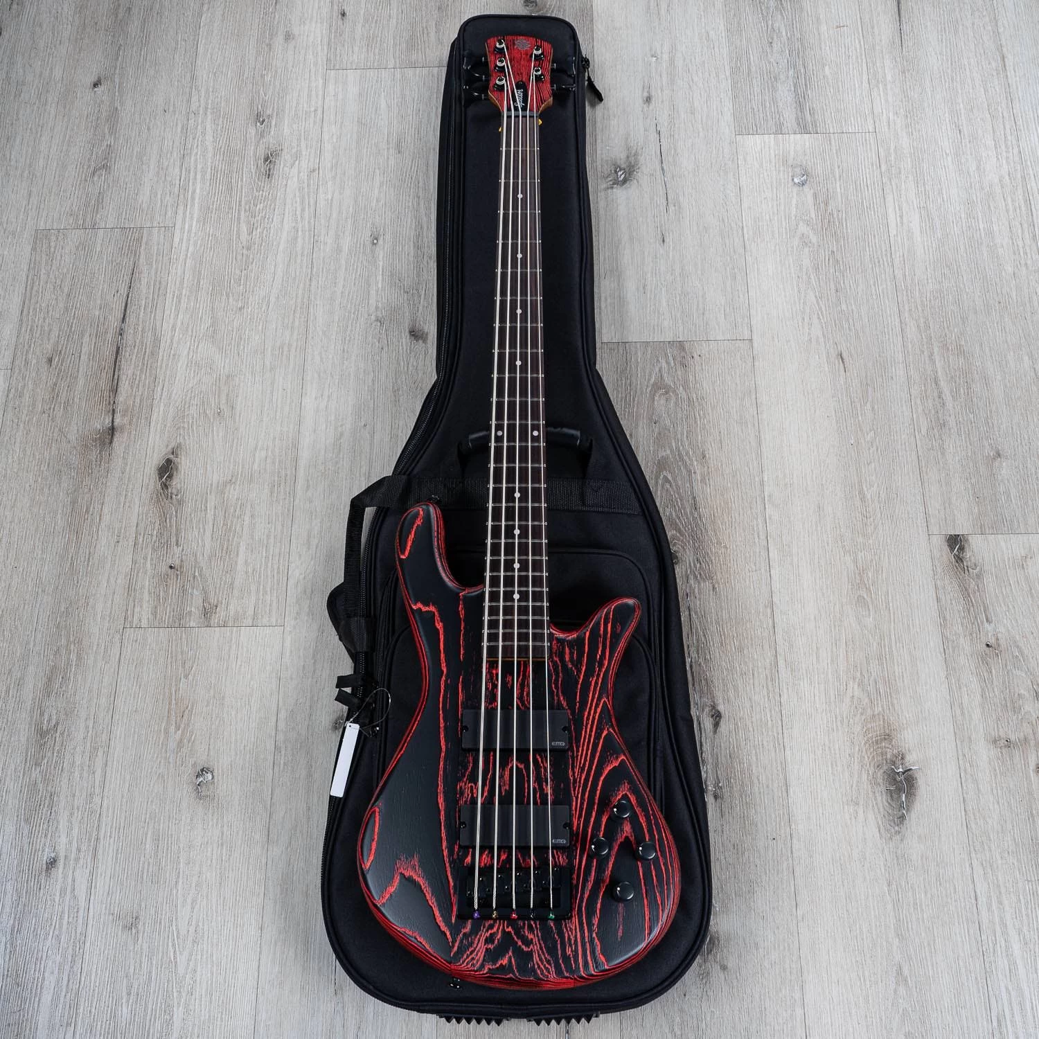 Spector NS Pulse 5 5-String Bass, EMG Pickups, Macassar Ebony Fretboard, Cinder Red 12 Spector NS Pulse 5 5-String Bass, EMG Pickups, Macassar Ebony Fretboard, Cinder Red - Image 10