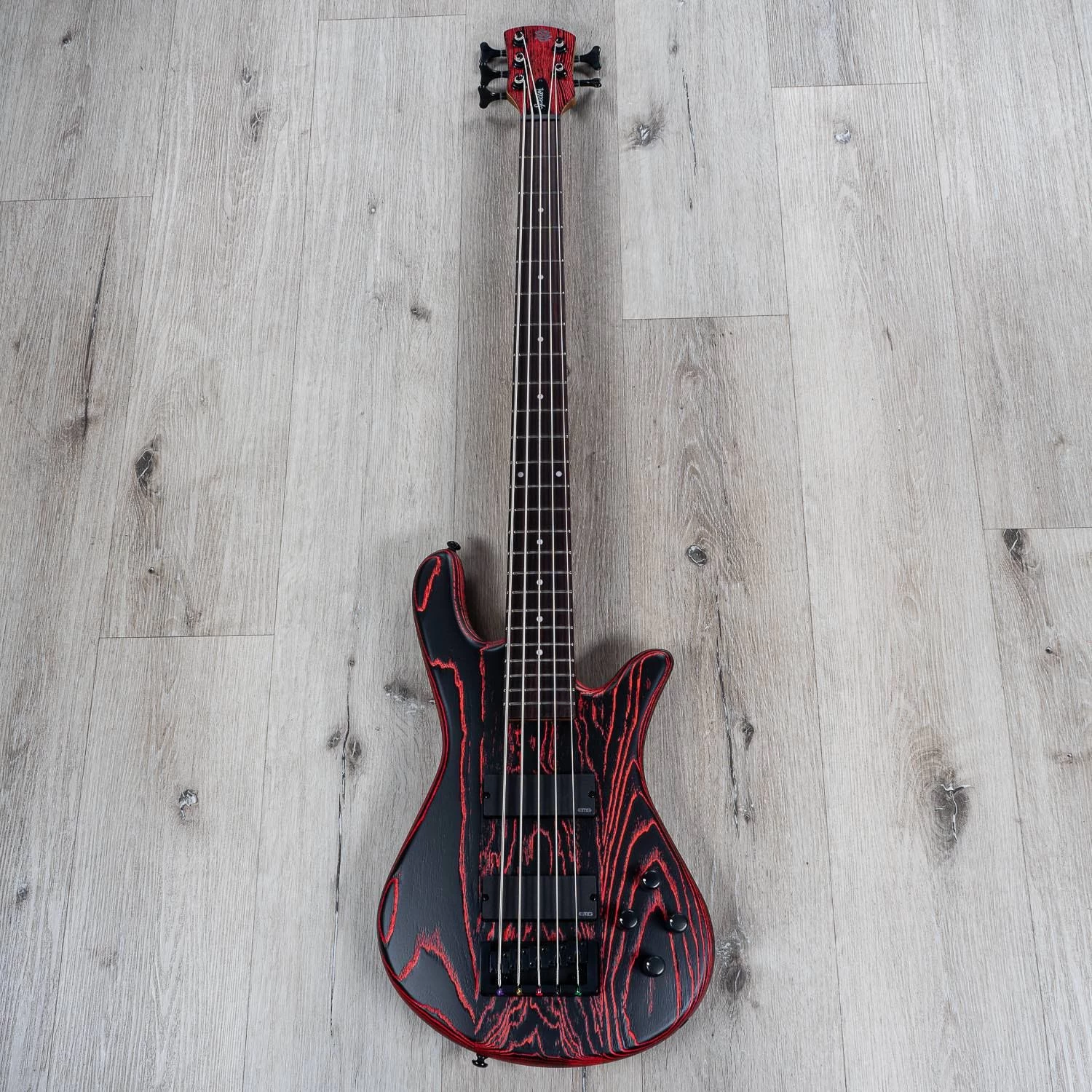 Spector NS Pulse 5 5-String Bass, EMG Pickups, Macassar Ebony Fretboard, Cinder Red 5 Spector NS Pulse 5 5-String Bass, EMG Pickups, Macassar Ebony Fretboard, Cinder Red - Image 3