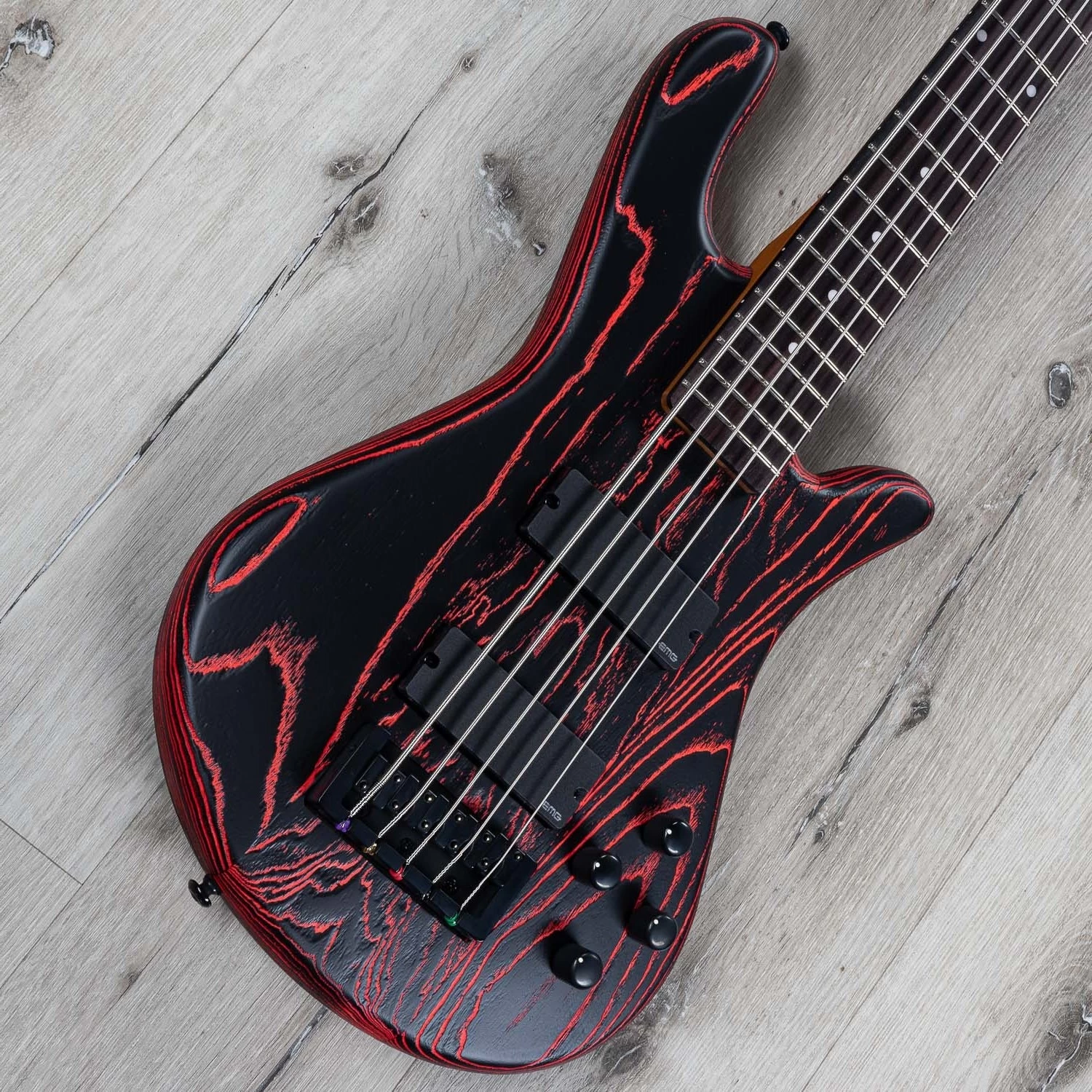 Spector NS Pulse 5 5-String Bass, EMG Pickups, Macassar Ebony Fretboard, Cinder Red 4 Spector NS Pulse 5 5-String Bass, EMG Pickups, Macassar Ebony Fretboard, Cinder Red - Image 2