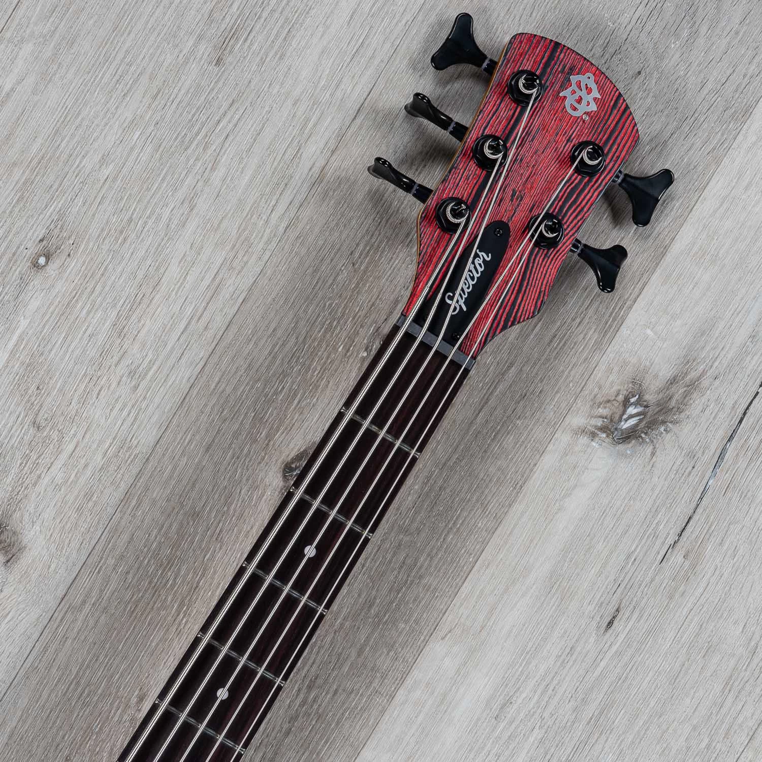 Spector NS Pulse 5 5-String Bass, EMG Pickups, Macassar Ebony Fretboard, Cinder Red 10 Spector NS Pulse 5 5-String Bass, EMG Pickups, Macassar Ebony Fretboard, Cinder Red - Image 8