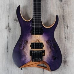 Mayones Hydra Elite Pro 6 Headless Guitar, Natural Fade Purple Burst