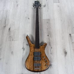 Warwick German Pro Series Corvette $$ Fretless Bass, Antique Tobacco -Musical Instrument Shop 20211229 dsc00970 1